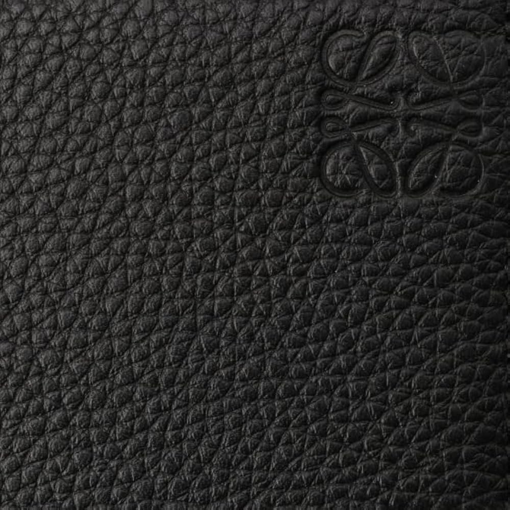 ロエベ 二つ折り財布 メンズ ブラック 小銭入れ付き C660501X03 LOEWE 【並行輸入品】 ロエベ メンズ 折財布 二つ折財布 小銭